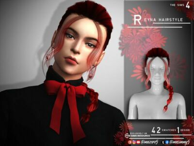 Reyna Hairstyle By Mazero5 Sims 4 CC