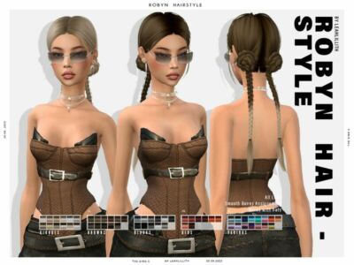 Robyn Hairstyle Sims 4 CC