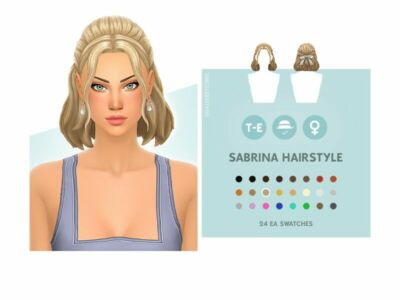 ‘Sabrina Hairstyle / Female’ Sims 4 CC