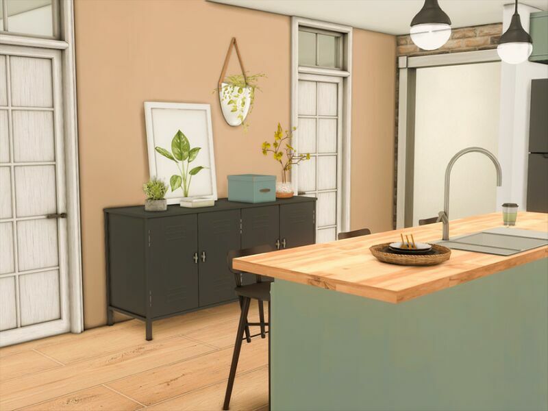 sims 4 cc sage kitchen dining tsr only cc by xogerardine 4