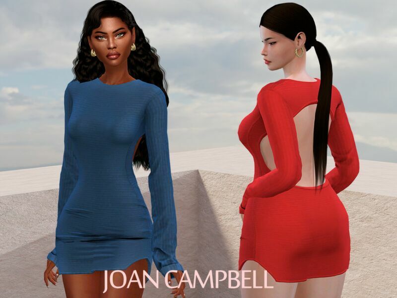 Samaria Dress Sims 4 CC