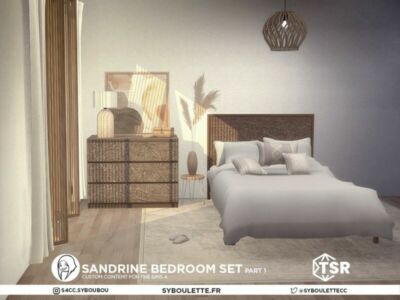 Sandrine Bedroom SET Part 1 By Syboubou Sims 4 CC