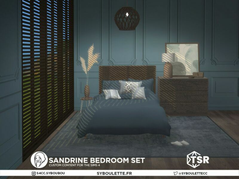 sims 4 cc sandrine bedroom set part 1 by syboubou 3