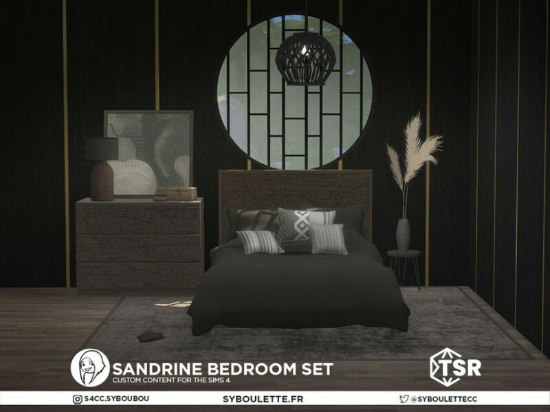 sims 4 cc sandrine bedroom set part 1 by syboubou 4