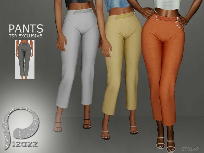 Sandy Cropped Pants / Everyday Sims 4 CC