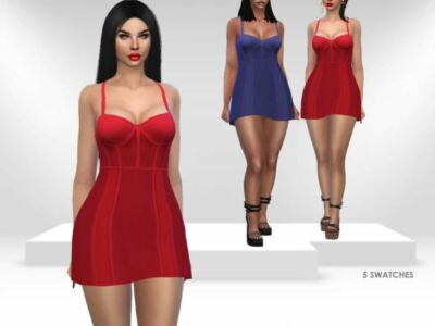 Sania Dress By Puresim Sims 4 CC