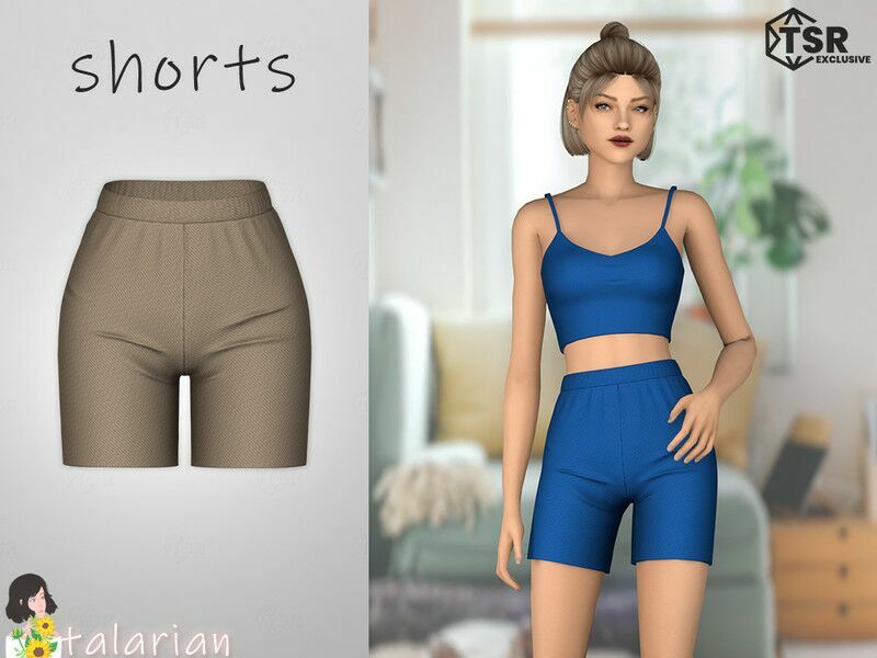 Sawyer Shorts By Talarian Sims 4 CC