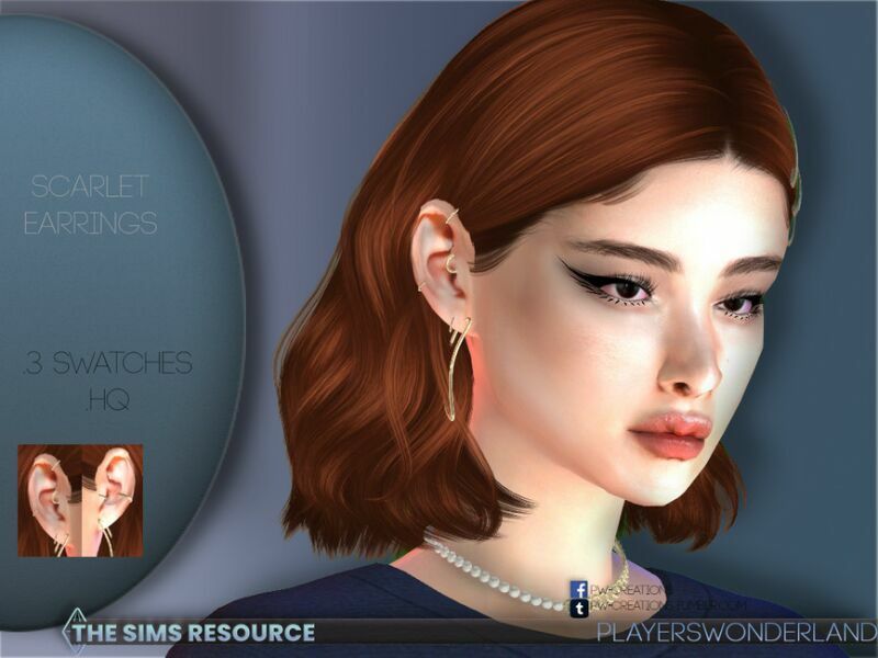 sims 4 cc scarlet earrings by playerswonderland 3