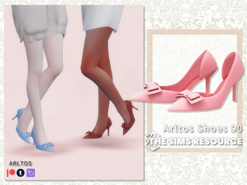 Scarpin Heels / 90 By Arltos Sims 4 CC