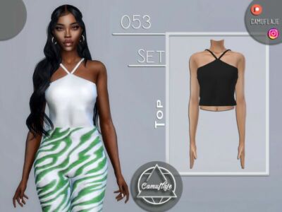 SET 053 – TOP By Camuflaje Sims 4 CC