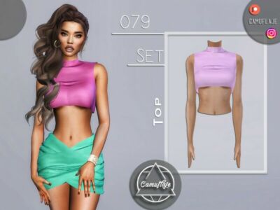 SET 079 – TOP By Camuflaje Sims 4 CC