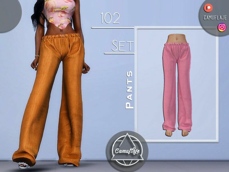 SET 102 – Pants By Camuflaje Sims 4 CC