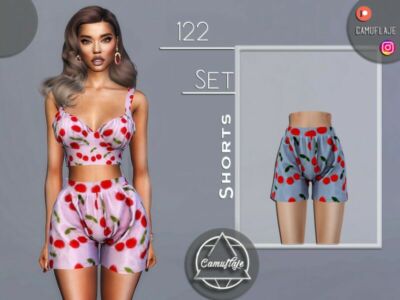 SET 122 – Shorts By Camuflaje Sims 4 CC