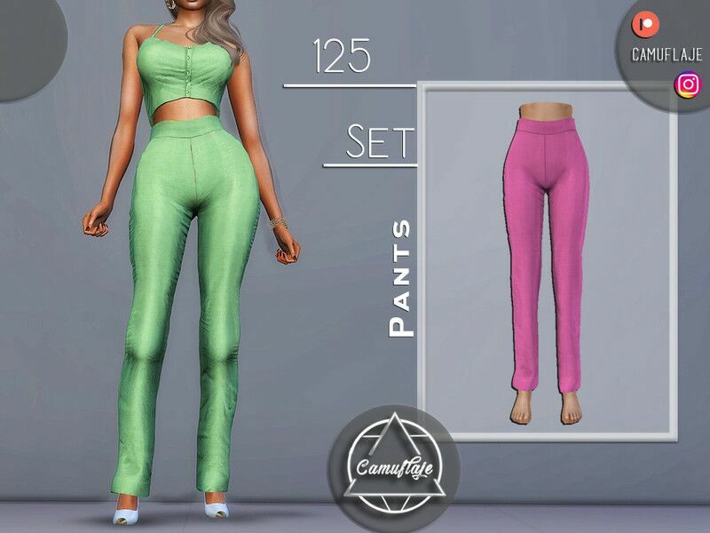 SET 125 – Pants By Camuflaje Sims 4 CC