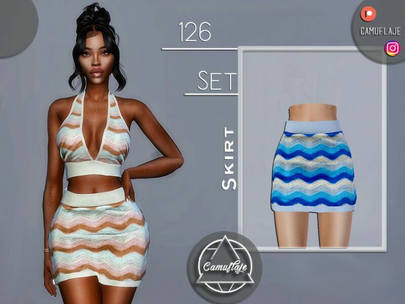 SET 126 – Skirt By Camuflaje Sims 4 CC