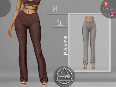 SET 141 – Pants By Camuflaje Sims 4 CC