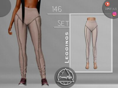 SET 146 – Leggings By Camuflaje Sims 4 CC