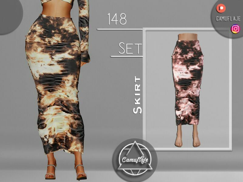 SET 148 – Skirt By Camuflaje Sims 4 CC