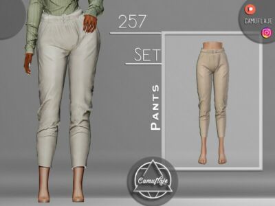 SET 257 – Pants By Camuflaje Sims 4 CC