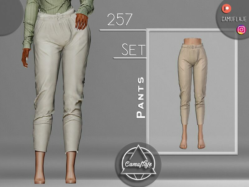 SET 257 – Pants By Camuflaje Sims 4 CC