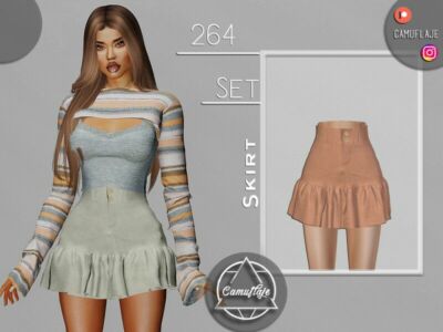 SET 264 – Skirt By Camuflaje Sims 4 CC