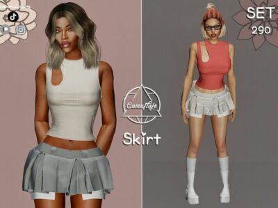 SET 291 – Urban Skirt / Everyday Sims 4 CC