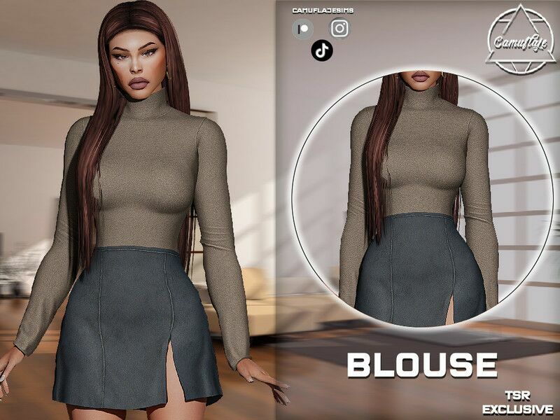 SET 383 – Blouse Sims 4 CC