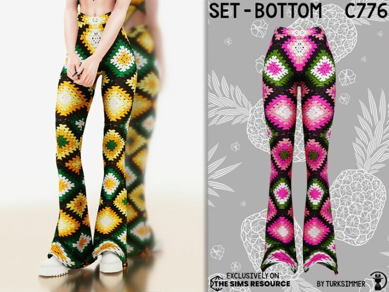 Set-Bottom C776 By Turksimmer Sims 4 CC