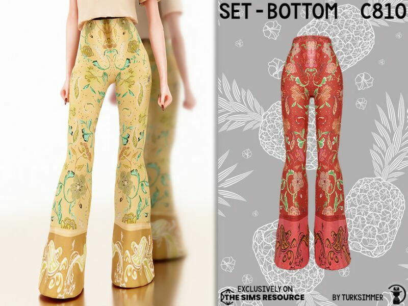 Set-Bottom C810 By Turksimmer Sims 4 CC