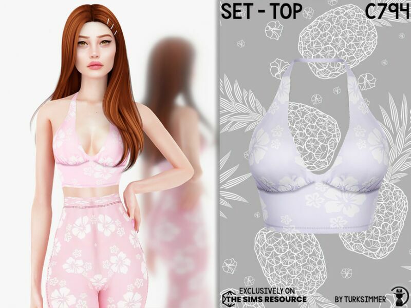 Set-Top C794 By Turksimmer Sims 4 CC