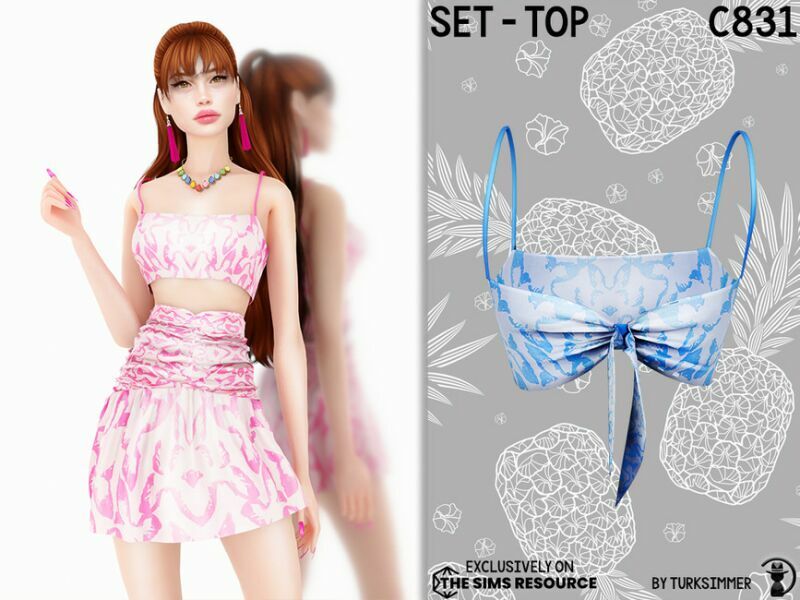 Set-Top C831 By Turksimmer Sims 4 CC