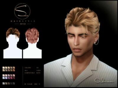 Short Male Hairstyle Adrian(091122) By S-Club By S-Club Sims 4 CC