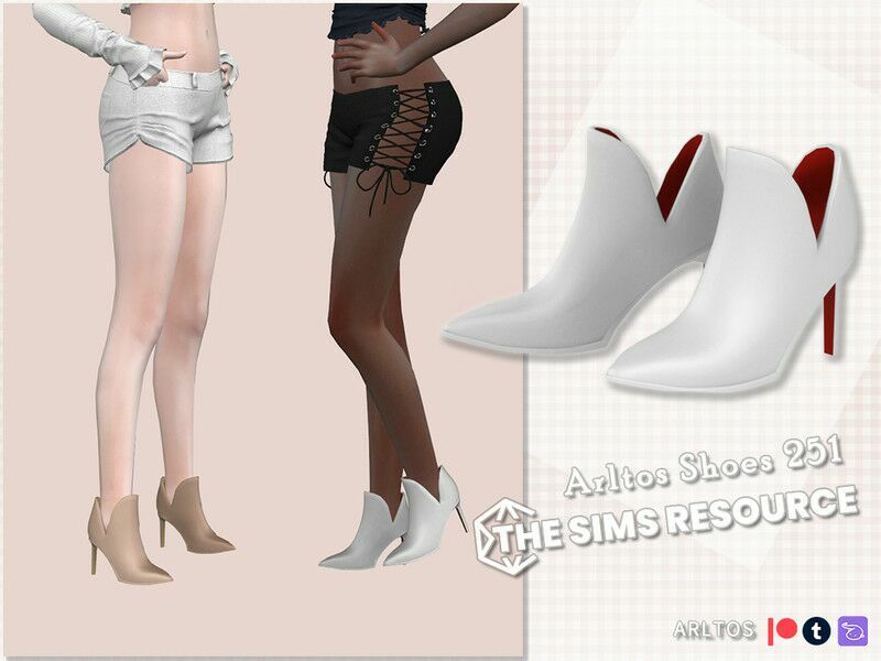 Simple Boots By Arltos Sims 4 CC