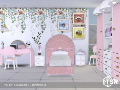 Sims 4 – Seashell Bedroom Sims 4 CC