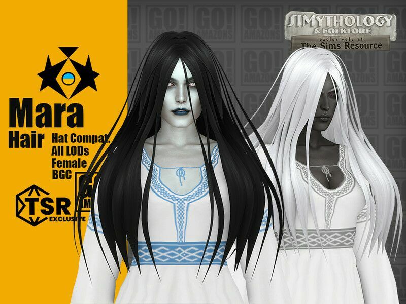 Simythology Mara Hair Sims 4 CC