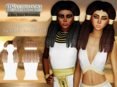 Simythology Neferet Hairstyle By Shimydim Sims 4 CC