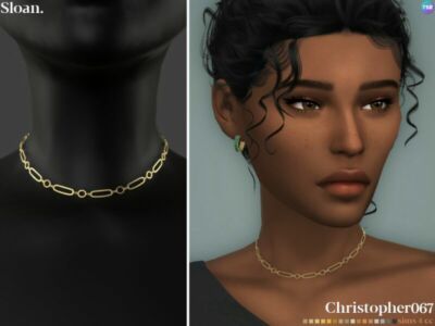 Sloan Necklace By Christopher067 Sims 4 CC