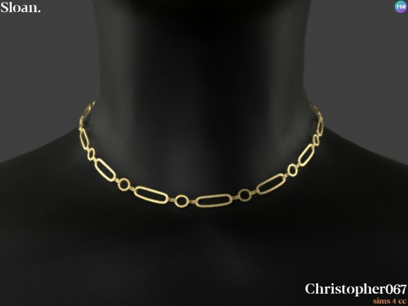 sims 4 cc sloan necklace by christopher067 3