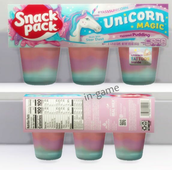 sims 4 cc snackpack unicorn magic by rimshard 2