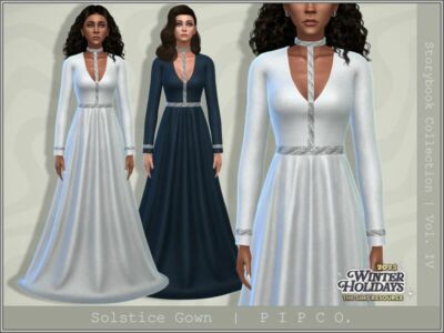 Solstice Gown. By Pipco Sims 4 CC