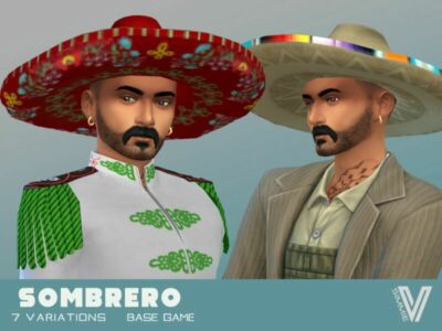 Sombrero By Simmiev Sims 4 CC