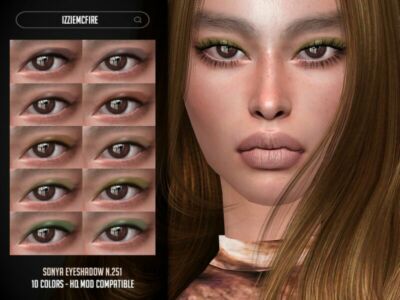 Sonya Eyeshadow N.251 By Izziemcfire Sims 4 CC