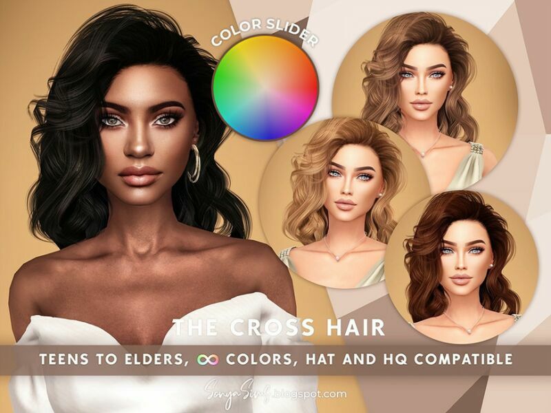 Sonyasims The Cross Hair Color Slider (Retexture) By Sonyasimscc Sims 4 CC