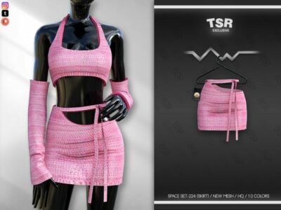 Space SET-224 (Skirt) BD704 By Busra-Tr Sims 4 CC