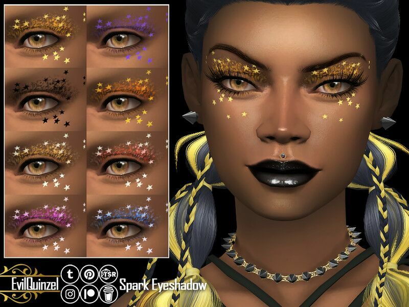 Spark Eyeshadow Sims 4 CC