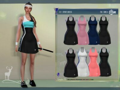 Sport Dress Sims 4 CC