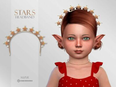 Stars Headband Toddler By Suzue Sims 4 CC