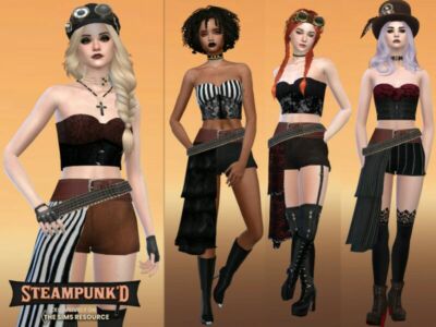 Steampunked Cantata Outfit By Mclaynesims Sims 4 CC