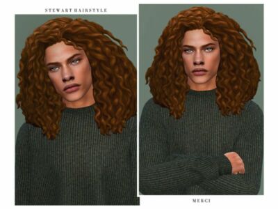 Stewart Hairstyle By ‘-Merci- Sims 4 CC