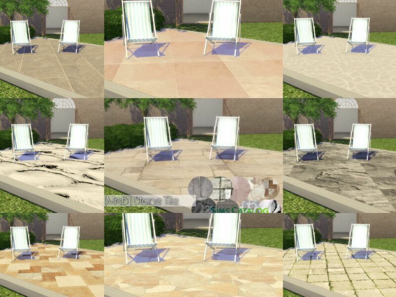 Stone Tile 3| 9 Swatches By Mrsbarbiex3 Sims 4 CC